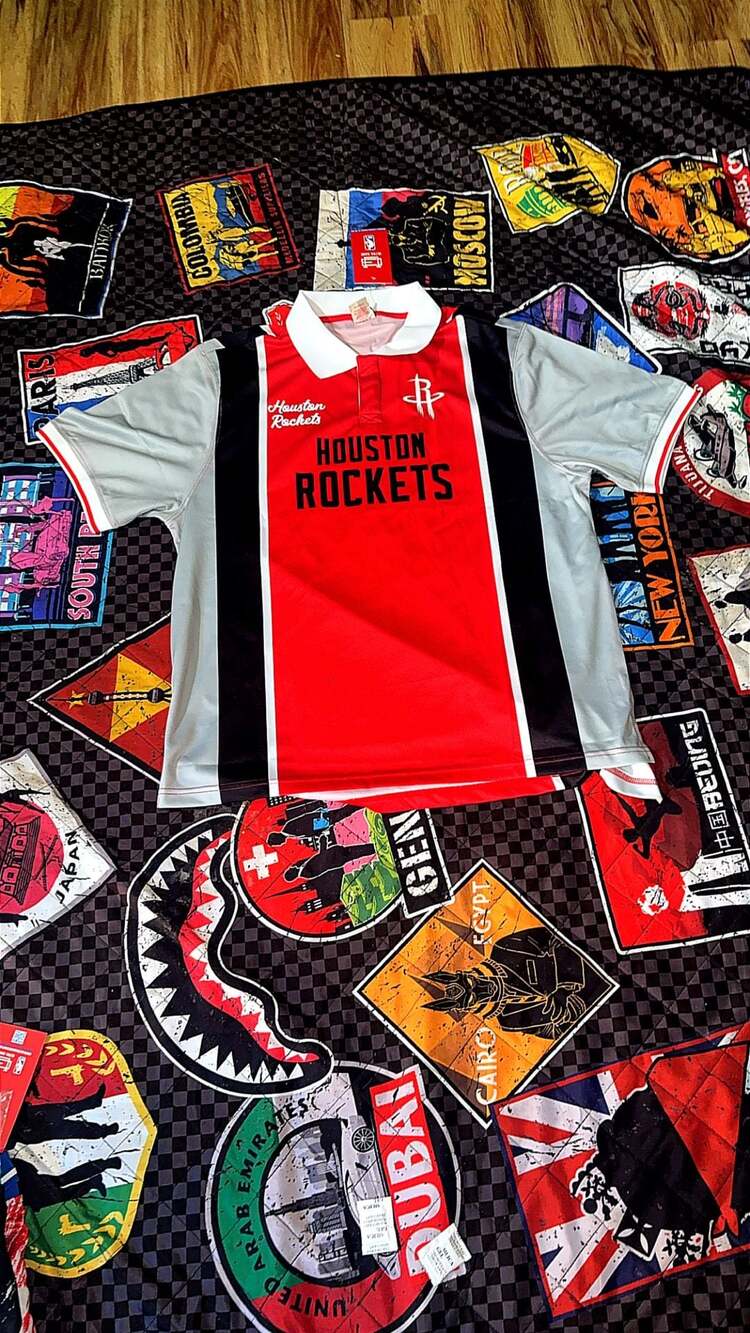 Houston Rockets Sao Paulo Style Soccer Polo Shirt